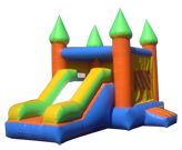 CASTILLO INFLABLE CON RESBALADILLA